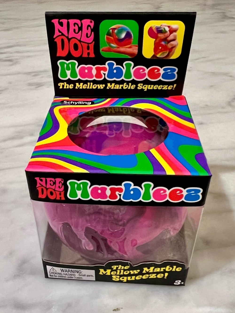 Authentic NeeDoh Marbleez Mellow Marble Squeeze - New in Box
